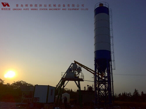 攪拌站HZS35易損件少，維護簡單，運行費用低