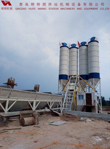 輝特?cái)嚢枵綡ZS75特別適合于干硬性、半干硬性混凝土的生產(chǎn)