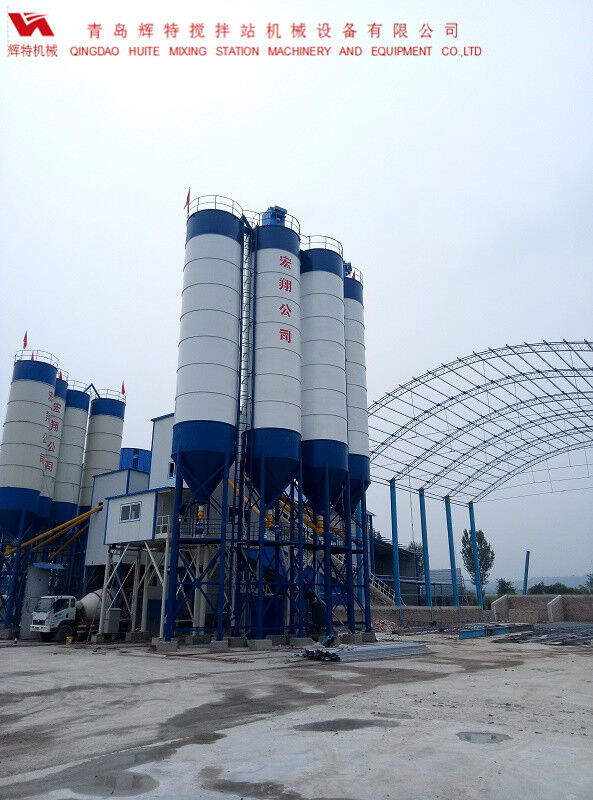 輝特混凝土攪拌站HZS120---直觀的操作畫面，簡單易懂