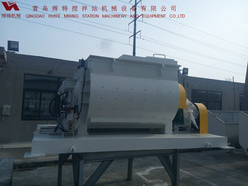 JS750攪拌臂采用偏心式設(shè)計(jì)，延長(zhǎng)使用壽命，青島輝特機(jī)械