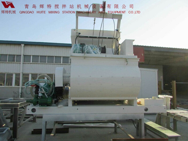 JS750攪拌臂采用偏心式設(shè)計(jì)，延長(zhǎng)使用壽命，青島輝特機(jī)械